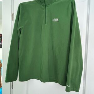 The North Face Half-Zip Green Fleece